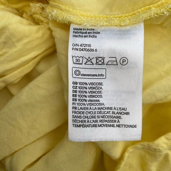 Divided Shorts Romper Yellow - Picture 5 of 8